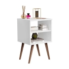 Mesa de Cabeceira Luxo Branco 1515 JB Bechara 